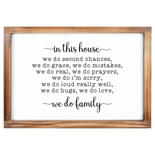 3 Ft Sign Framed Farmhouse Sign Wall Decor Distressed Wood Sign Home Decor 